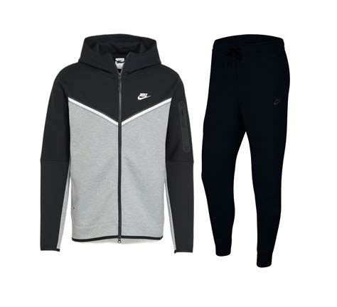 nike tech fleece zwart wit grijs|Nike tech heren broeken.